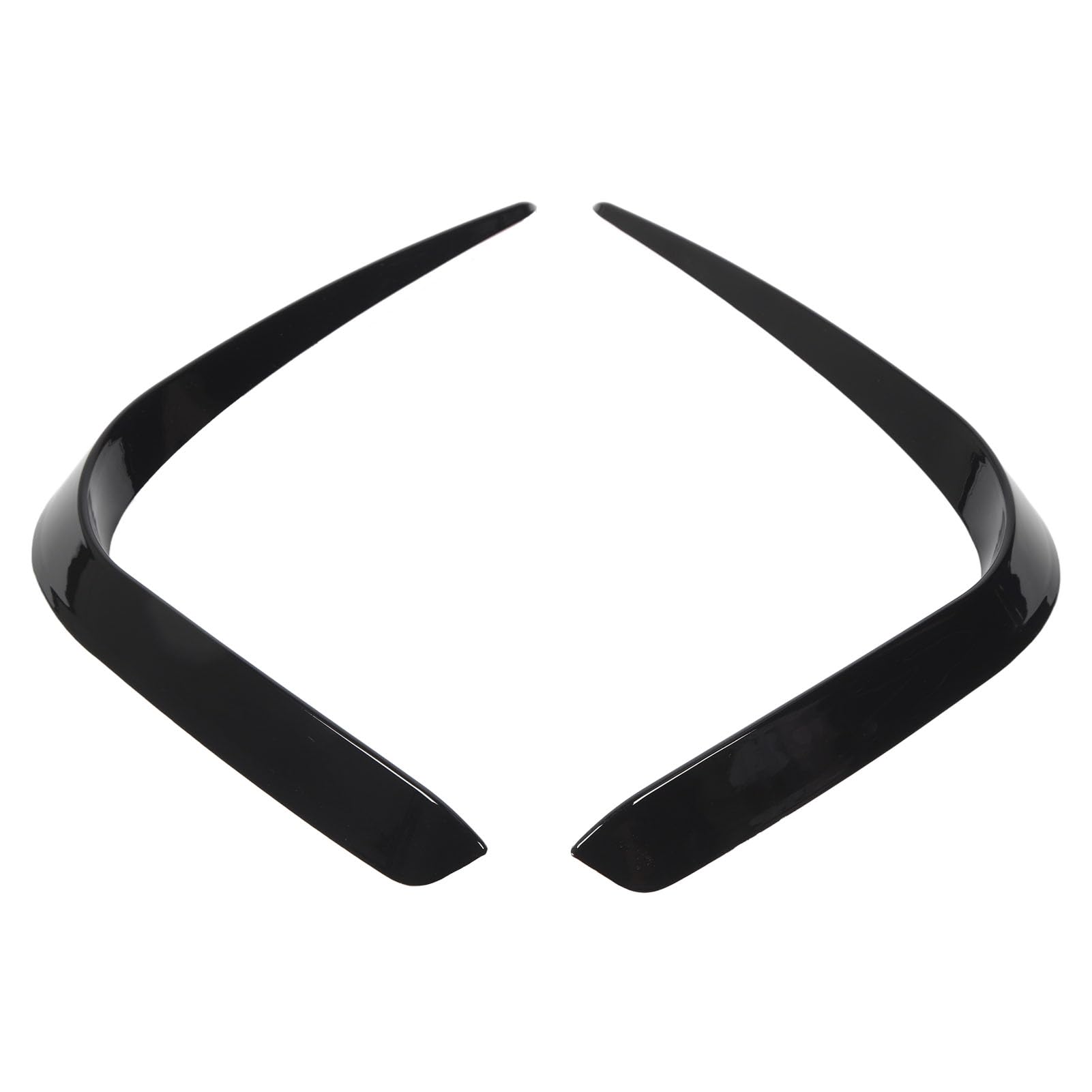 Wykończenie spojlera przedniego zderzaka Błyszcząca czarna para ABS dla X5 G05 M Sport 2019 2023 Poprawia aerodynamikę Ochrona przed zarysowaniami Sportowy wygląd Łatwa instalacja