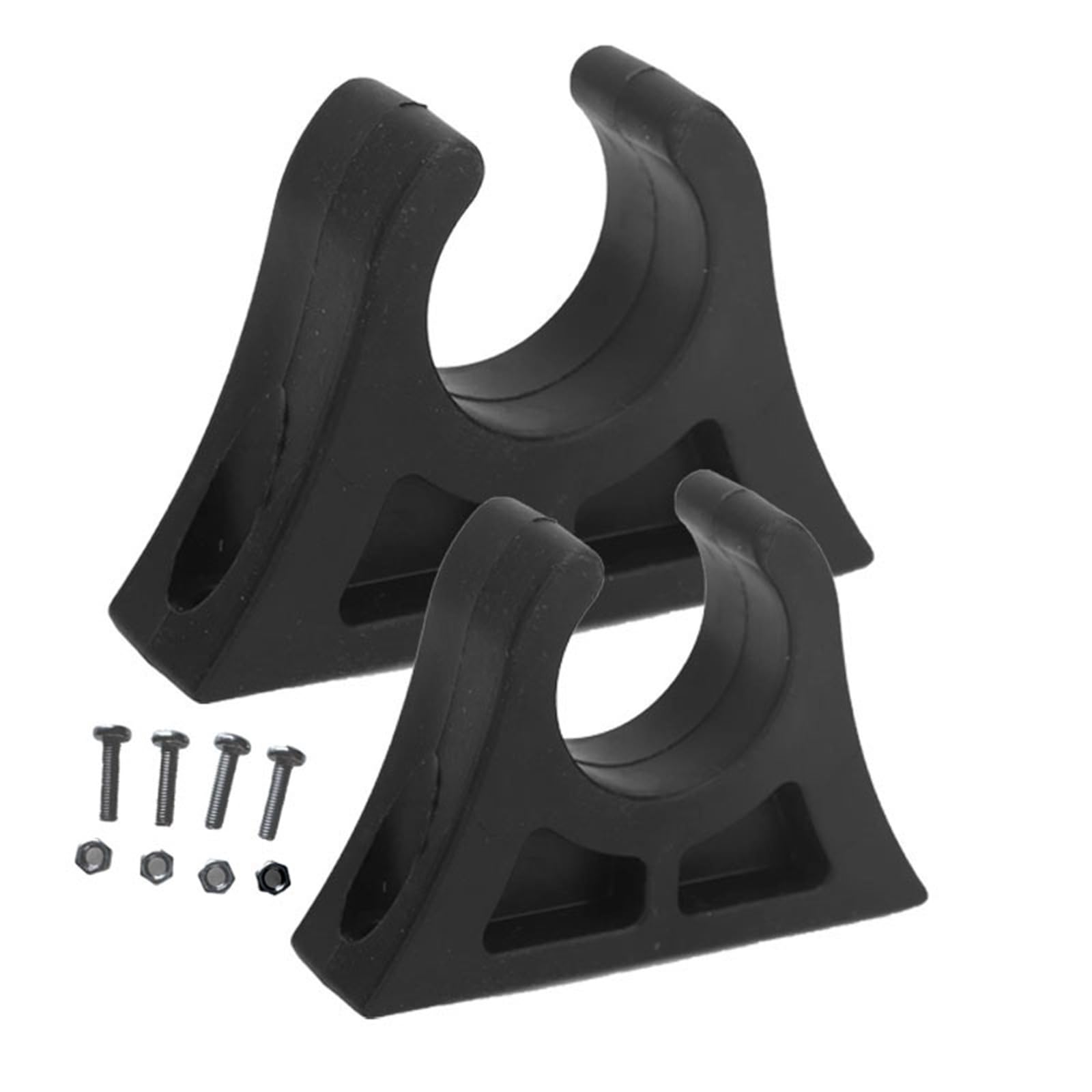 LADFRTYU Boat Fishing Rod Holder Boat Paddle Holder Clips Plastic - Sturdy Labor-Saving Oar Keeper Pole Hook Set For Kayaks Canoes