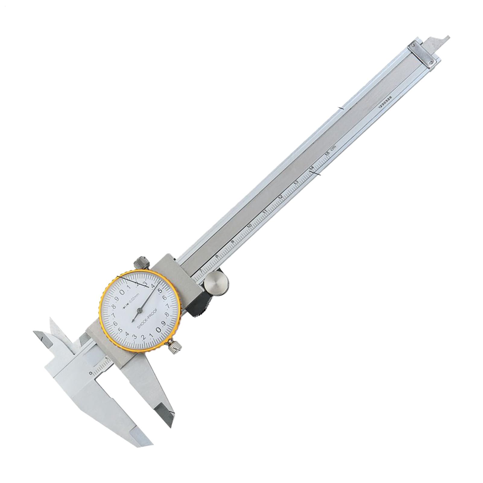 Calibre de acero de 0-150 mm con reloj para proyectos de carpintería y modelado 8