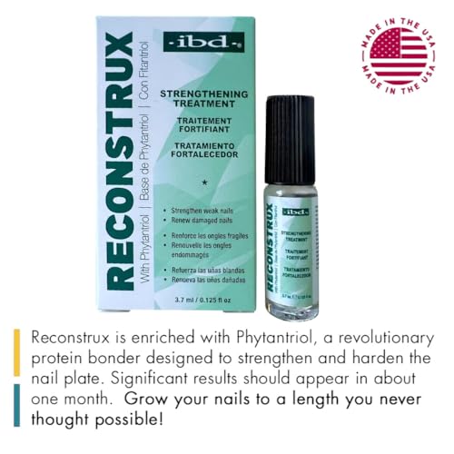IBD Reconstrux Nagelpflegeöl, 3.70 ml – MADE IN USA – Nagelwachstumsverstärker – Nagelwachstum mit Phytantriol für kräftige Nägel – Regeneriert beschädigte Nägel