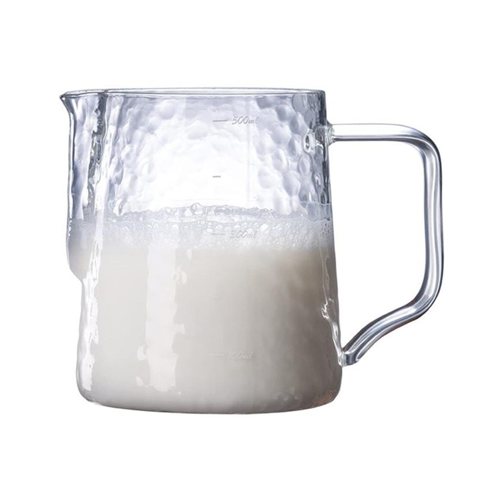 Platillo de 500ml, Jarra de Espuma Gruesa, Taza de Vidrio para café expreso, Taza medidora, Taza de Espuma de café para Platos caseros
