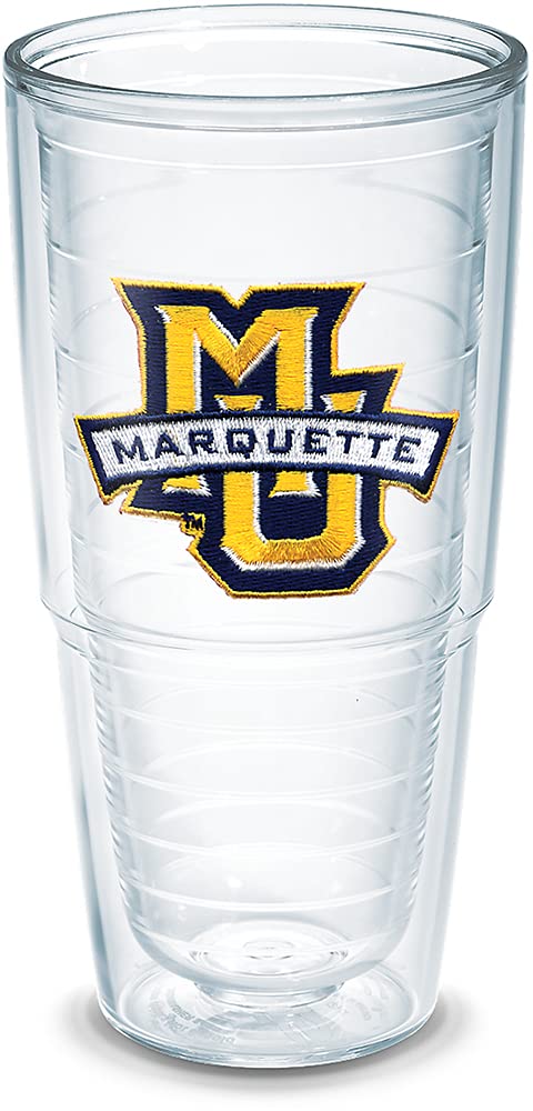 Tervis Marquette University Emblem Individual Tumbler, 24 oz, Clear