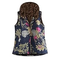 Algopix Similar Product 19 - Women Hooded Warm Vest Ladies Cotton