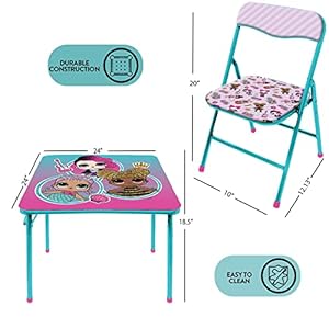 Idea Nuova LOL Surprise 3 Piece Table and Chair Set Idea Nuova LOL Surprise 3 Piece Table and Chair Set