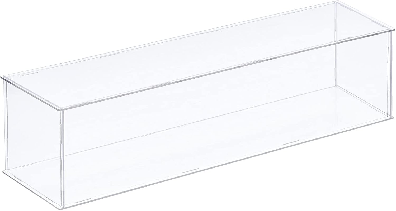 MECCANIXITY Acrylic Display Case Plastic Box Clear Assemble