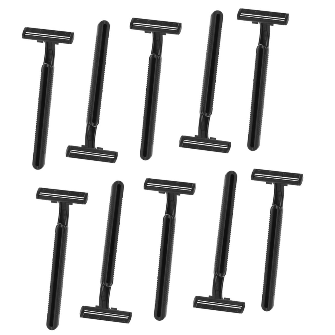 IWOWHERO 10pcs Manual Depilator Anti-slip Technology Body Hair Razor for Arm Leg Face Women Men Body Shaver