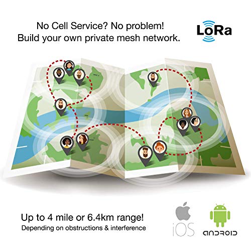 Radacat Team Messenger Off-Grid SMS & GPS Communication Devices; Texts &Voice& Location Information Without Cell Service or Wi-Fi; Android & iOS Compatible… (Radacat)