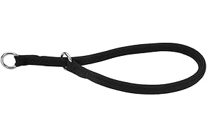Coastal 3/8"x22", Standard, Black Rope Round Nylon Choke Collar for Dogs