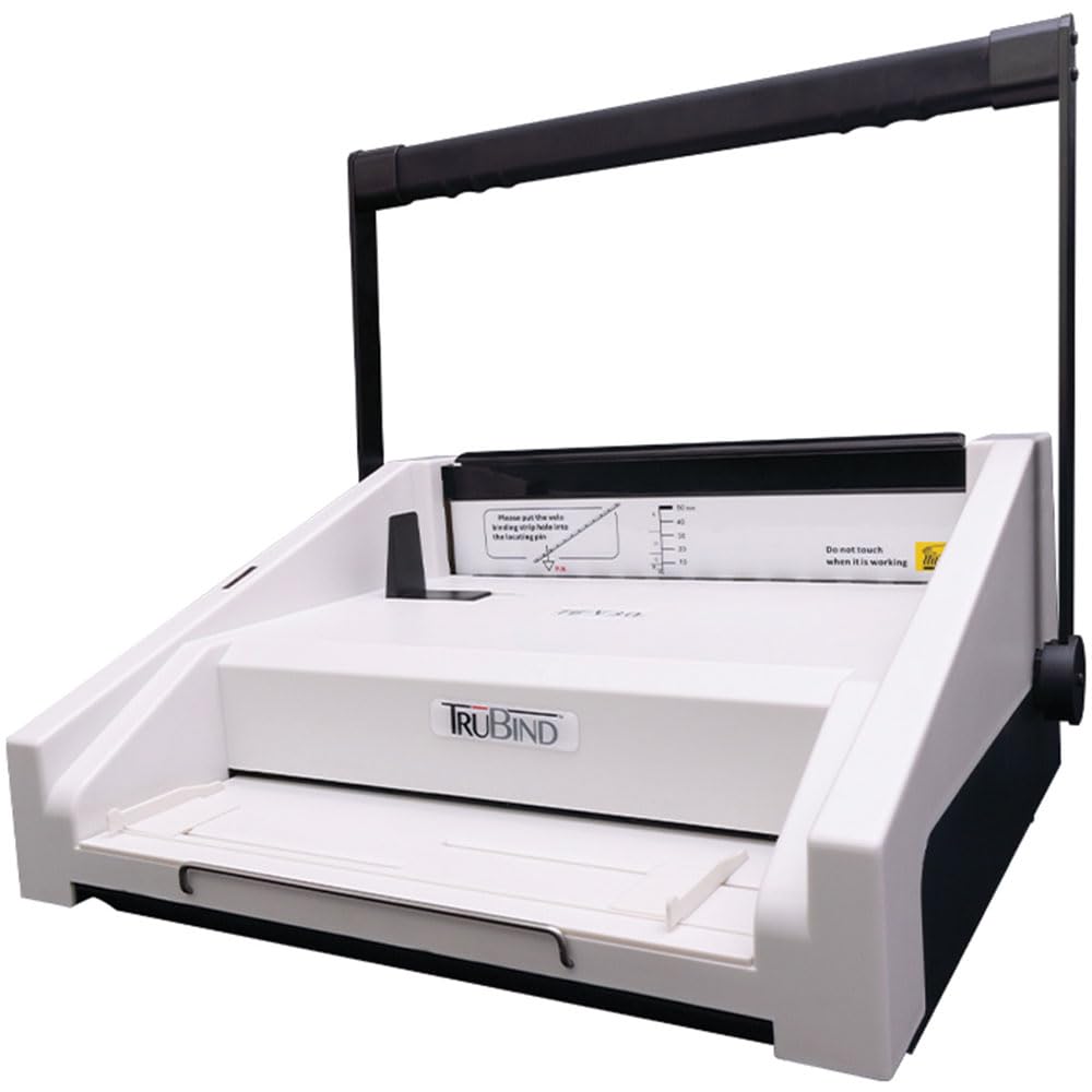 TruBind Hot Knife Velobind Binding Machine | 22 Sheet Punch Capacity | Bind up to 425 Sheets | 10 Second Bind Cycle | 1"- 2" Pin Length | 1-Year