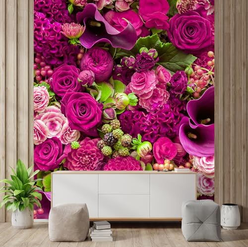 wall26 Wall Mural Elegant Rose Flower Floral Photo Removable Self-Adhesive Wallpaper - 108x72 inches