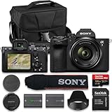 Sony Alpha 7 V Full-Frame Hybrid Mirrorless Camera: 30fps Blackout-Free Shooting, AI Autofocus + Sony - FE 28-70mm f/3.5-5.6 OSS Interchangable Standard Zoom Lens (Value Bundle)
