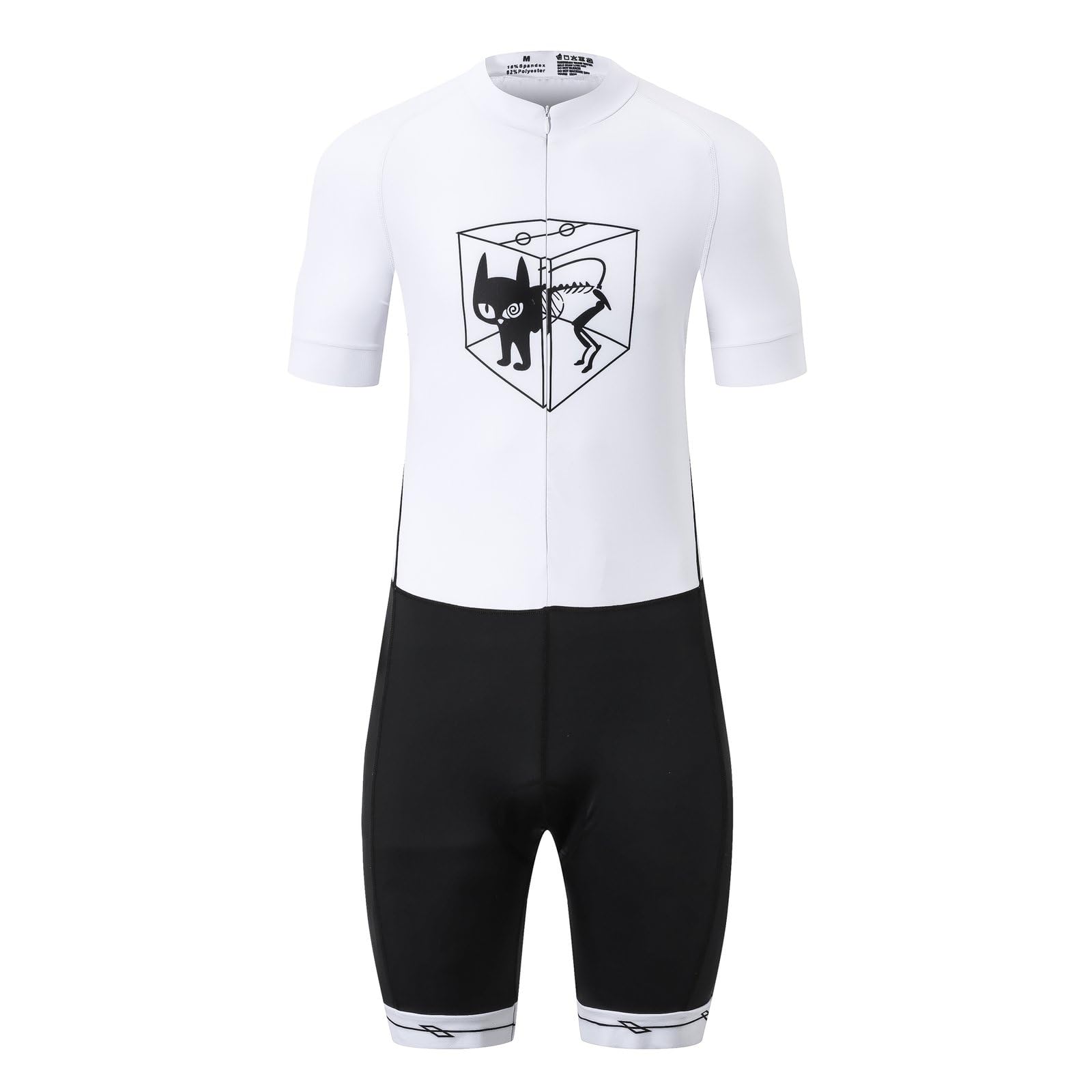 UGLY FROG 2025 Herren Pro Trisuit Kurzarm Triathlonanzug für Ironman, Triathlon Anzug Kurzarm Trisuit SpeedSuit Skinsuit Sike Triathlon Tri Suit,Triathlon-Anzug