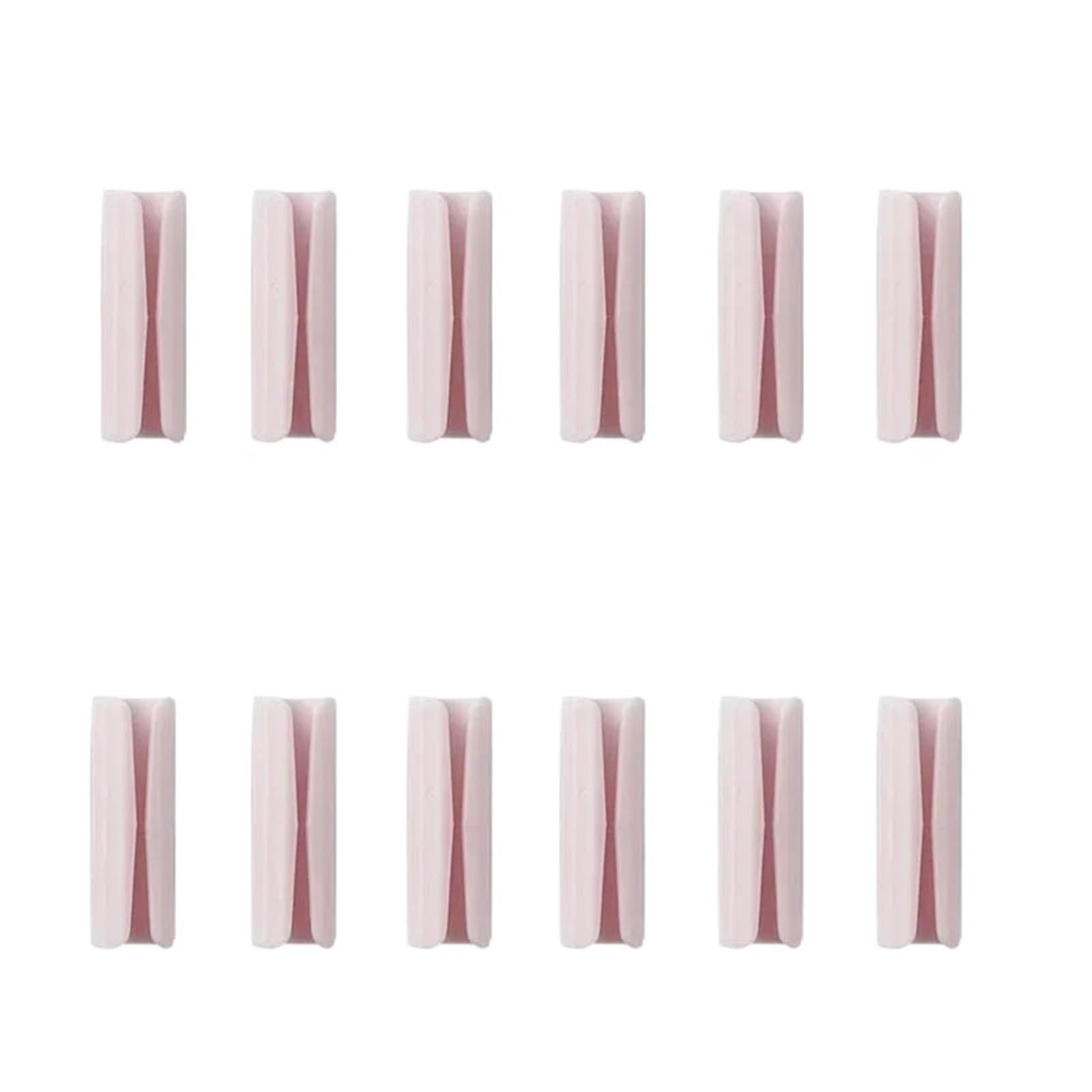 Bettdeckenhalter 12PCS Bettlaken Clips Kunststoff rutschfeste Klemme Quilt Bettdecke Greifer Befestigungen Matratze Halter for Blätter Hause Bettdecken Clips(Pink 12PCS)