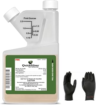 QuickSilver T&O Herbicide 8oz Carfentrazone-ethyl 21.3% Selective Weed Killer