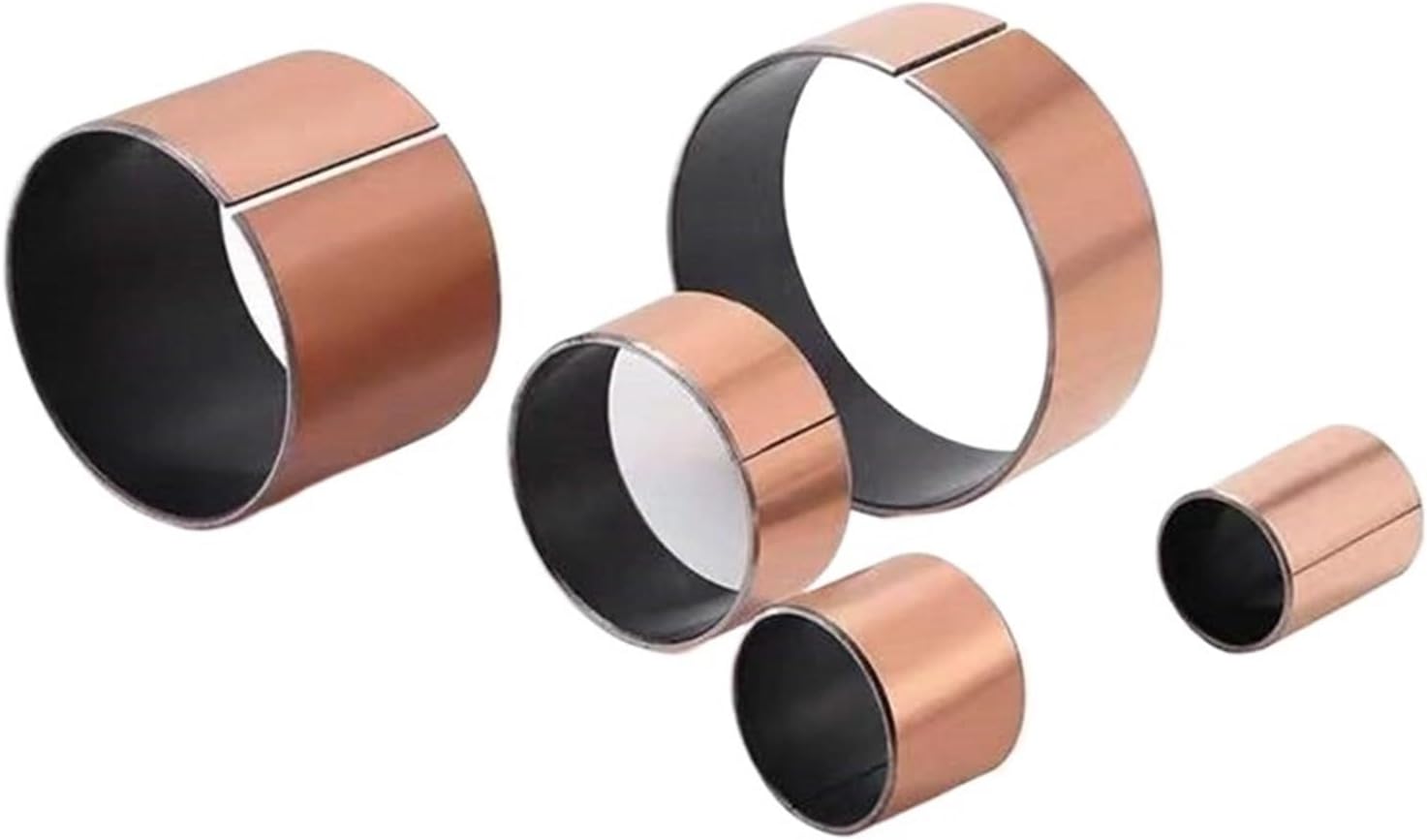 5/2PCS SF-1 Composite Copper Sleeve Oil-Free Self-lubricating Bearing Inner Diameter 12 13 14 15 16 17 18 mm Copper Bushing(16X18X10 5pcs)
