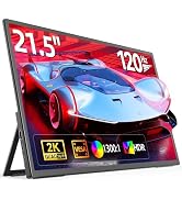 EVICIV draagbare monitor 21,5 inch 120Hz draagbaar scherm FHD 1080P 1300:1 IPS mobiel display