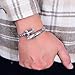 Silver Zulfiqar Sword Bracelet, Double Sword Bracelet, Handmade Adjustable Sword Bracelet, Warrior Bracelet, 925k Silver Bracelet