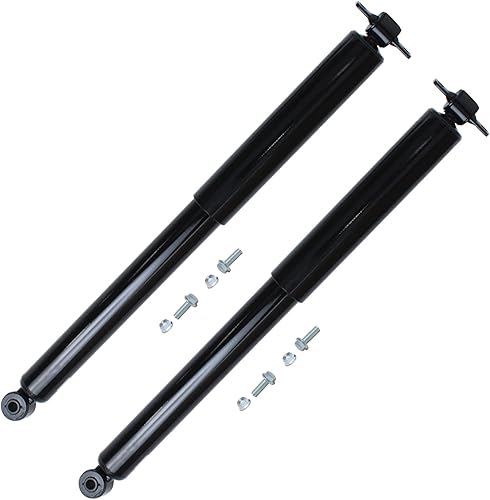 Miniatura 56 de Detroit Axle - Amortiguadores traseros para Chevrolet Equinox GMC Terrain Pontiac Torrent Saturn Vue Suzuki XL-7, 2 Amortiguadores traseros