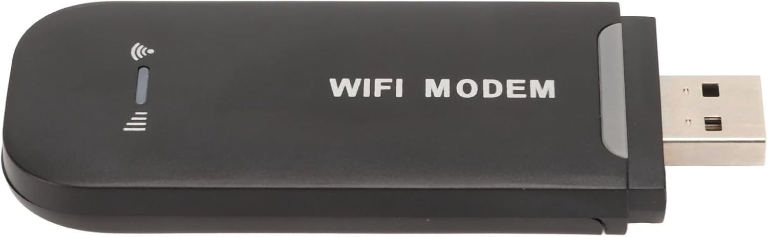 Yctze 4G Router, LTE Hotspot USB Modem, Plug & Play, Stable Connection, Supports Up to 10 Users, Compatible with Phone, PC & Micro SIM Card