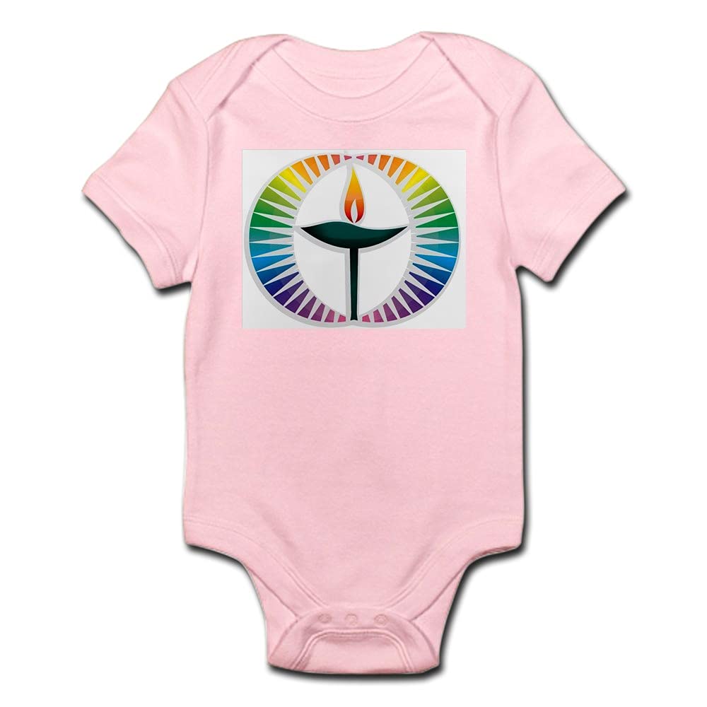 CafePressUU Rainbow Logo Infant Bodysuit Cute Infant Bodysuit Baby Romper