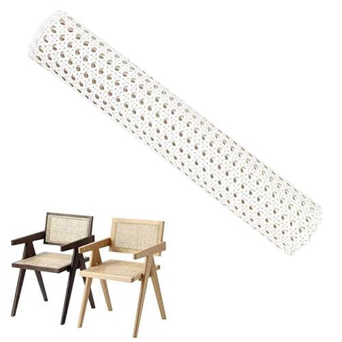 Weiß Wiener Geflecht,Kunststoff PE Rattan-Gurt Cane Webbing Rattan Roll Rattan Geweberolle Gewebtes Offenes Rattan Wabengeflecht für DIY-Projekte Möbeldekoration(40 x 100cm) Weiß Wiener Geflecht,Kunststoff PE Rattan-Gurt Cane Webbing Rattan Roll Rattan Geweberolle Gewebtes Offenes Rattan Wabengeflecht für DIY-Projekte Möbeldekoration(40 x 100cm)