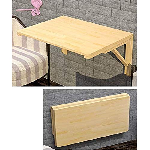 Table pliante murale 60x40cm en bois pour optimiser l'espace d'un petit studio