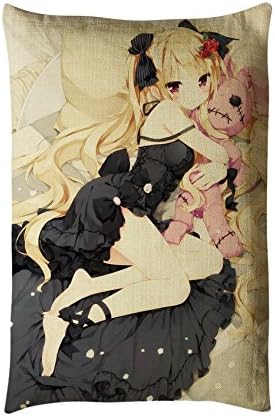 PatriciaStore amine figure girl 053 Throw Pillow Case Decorative Cushion Cover Pillowcase Square print 20x30 inches