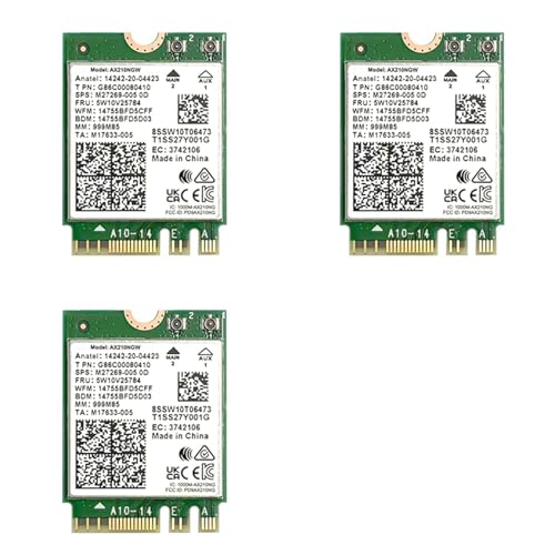 Module WiFi 6E AX210 Bluetooth 5.2 carte réseau 5374 Mbps 802.11ax PC
