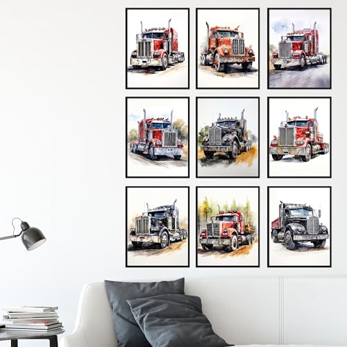 Décoration murale de camion pour chambre de garçon BigWig Prints posters - 6
