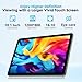 Aobante 10 Inch Tablet, Android 15 with 24GB RAM + 128GB ROM (1TB Expandable), Octa-Core, 1280x800 IPS HD Touchscreen, 5MP+8MP Dual Camera, 6000mAh, Tablet with Keyboard, Mouse, Widevine L1(Blue)