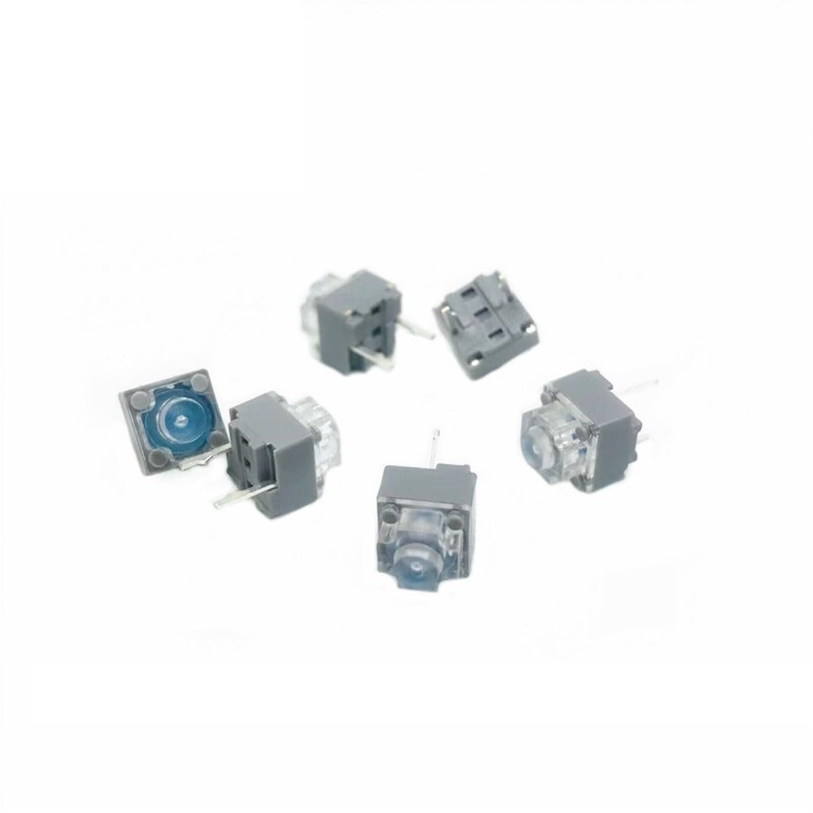 Micro-interrupteur silencieux Huano 6x6x7.3mm transparent pour souris de jeu