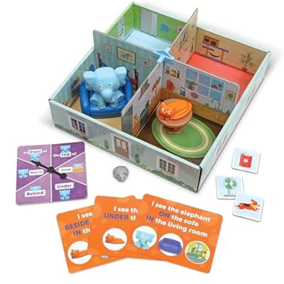 Learning Resources Set de Actividades de Palabras posicionales Un Elefante en la habitación, 4+, Juegos educativos, Juegos para niños, 4-8, Juegos de Mesa para niños, 4-6 | Ya disponible en tu tienda friki favorita! En mundofriki.es!