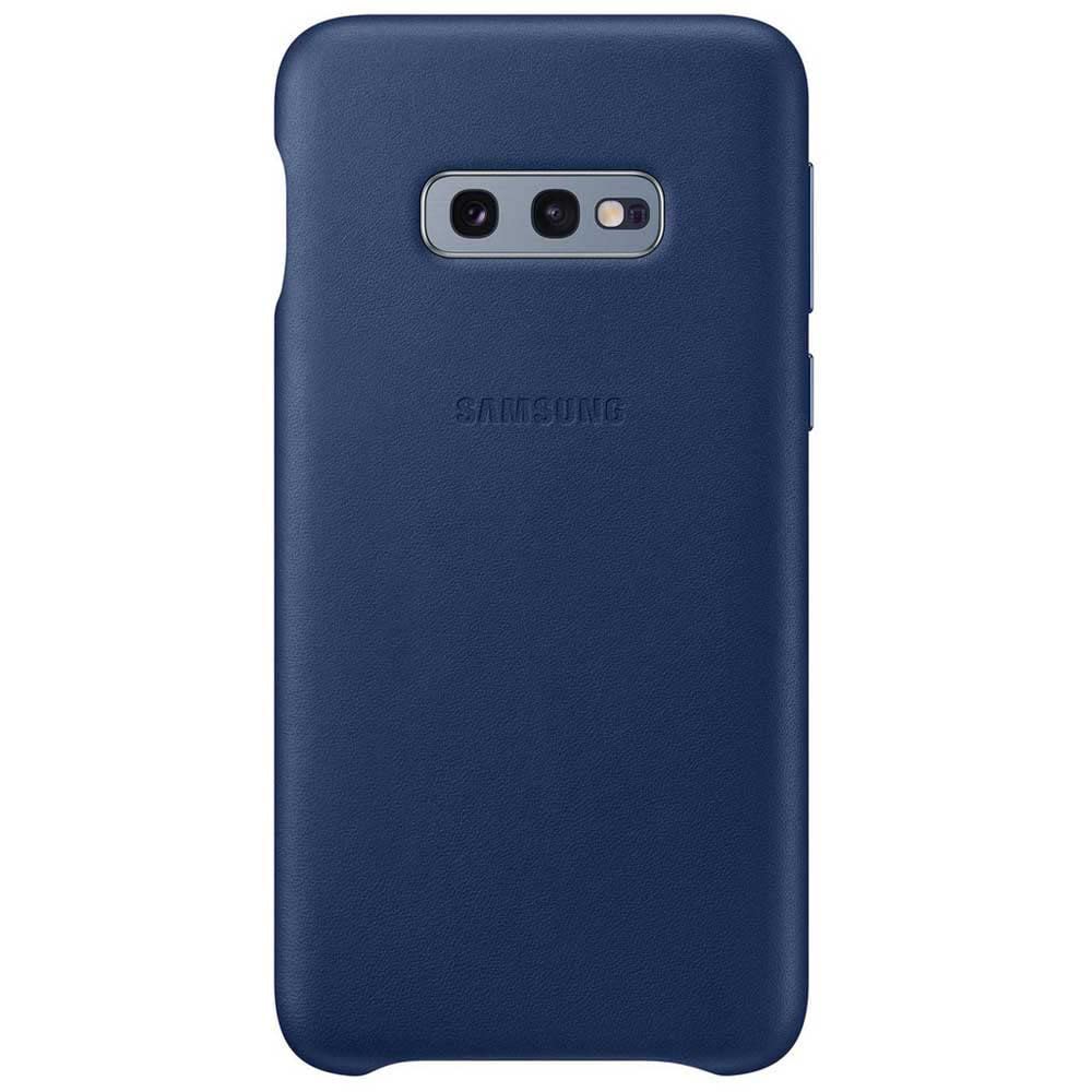 Coque en Cuir Bleu Marine Galaxy S 10 E
