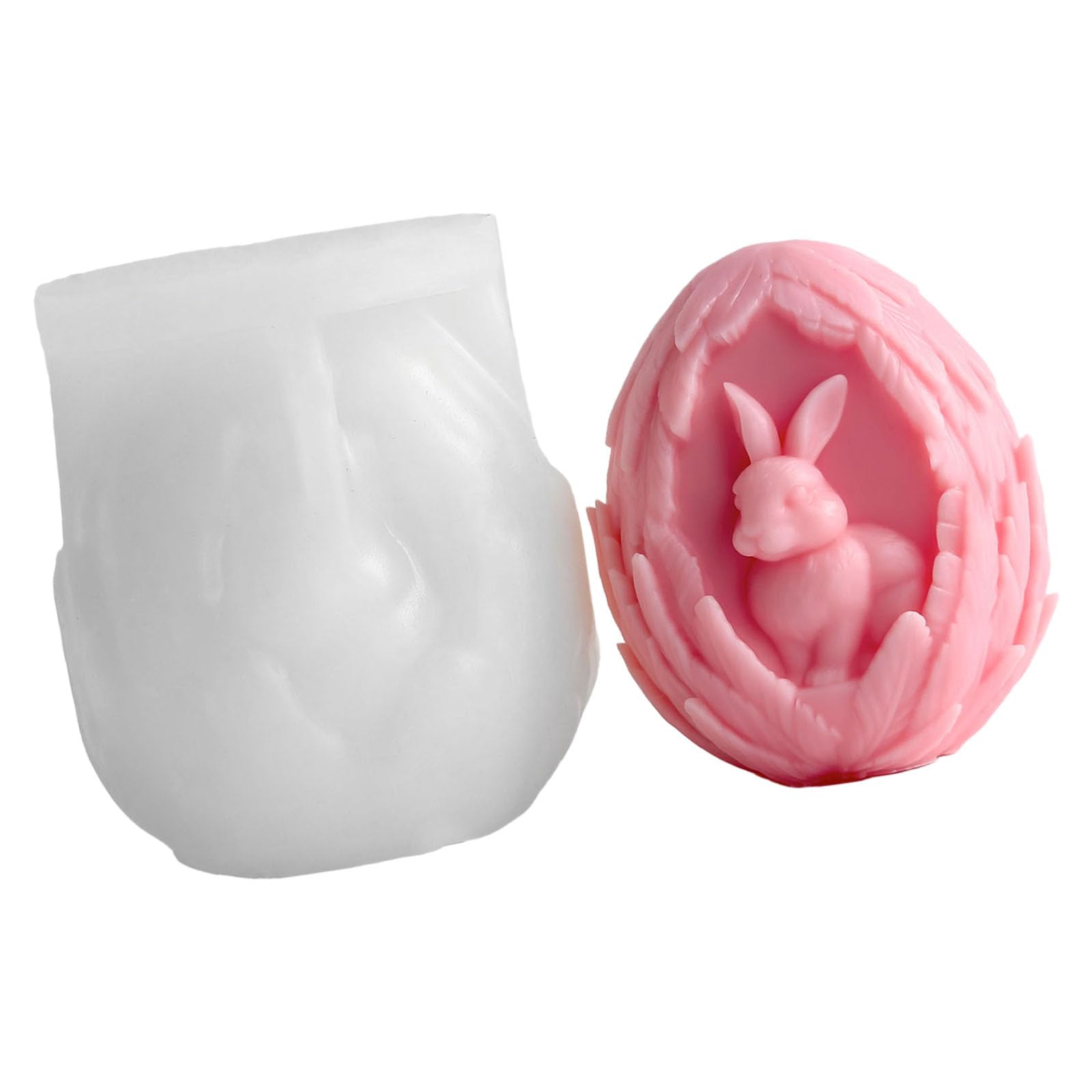 Alksubbm Silicone Mold, Food-Safe Detachable Design for Soap Chocolate Crafting, Holiday Decoration Easters Themed Silicone Food Grade Flexible Demold for Soap Crafting Accessories