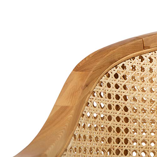 Safavieh Couture Home Collection Rogue Natural Rattan Living Room Dining Accent Chair (Fully Assembled) Sfv4106B #TOP7