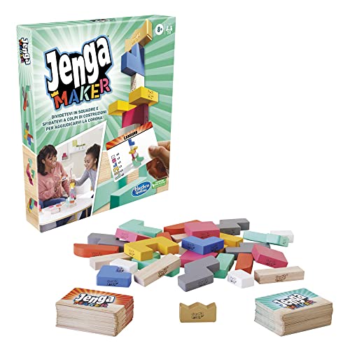 Jenga Maker Hasbro Gaming 8+ pour resoudre le manque d'activite equipe - 2