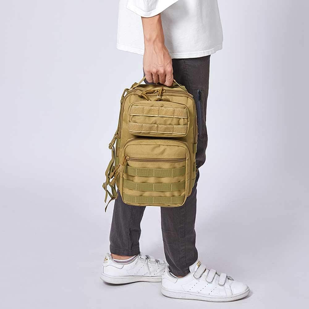 Tactical Backpack Sling, Military Molle Concealed Carry Shoulder Bag Pack for Travel Hiking Outdoor Sports(ACU)