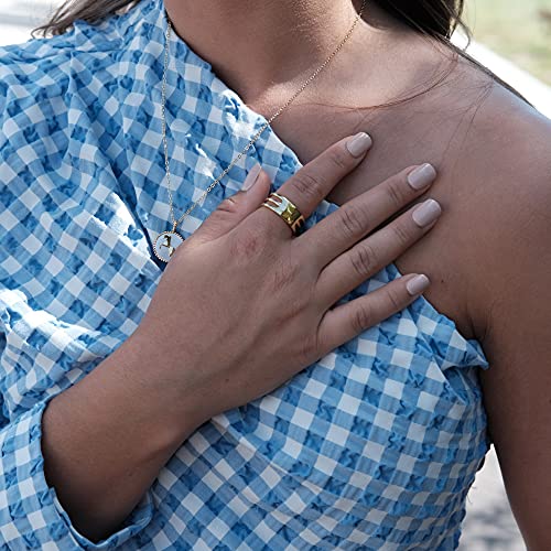 BLOSSOM & HUE Horse Open Ring | Gold Statement Band Ring | Adjustable Gold Ring Stallion Horse Gift for Her Equestrian Jewelry4