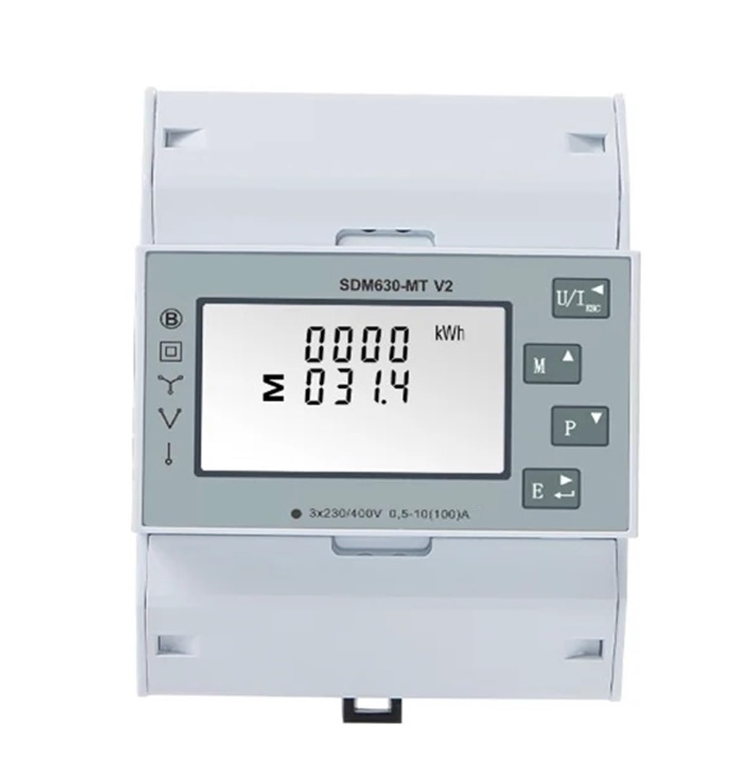 TBZOQAID Energy Meter SDM630-MT Multi Tariffs Multifunction Three Phase Four Wire Din Rail RS485 RTU