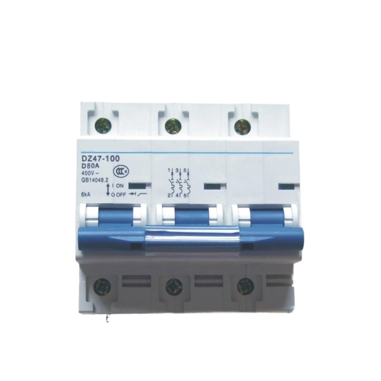 Disjoncteur MCB triphasé 3P 80A tableau électrique triphasé coffret modulaire 240V 415V