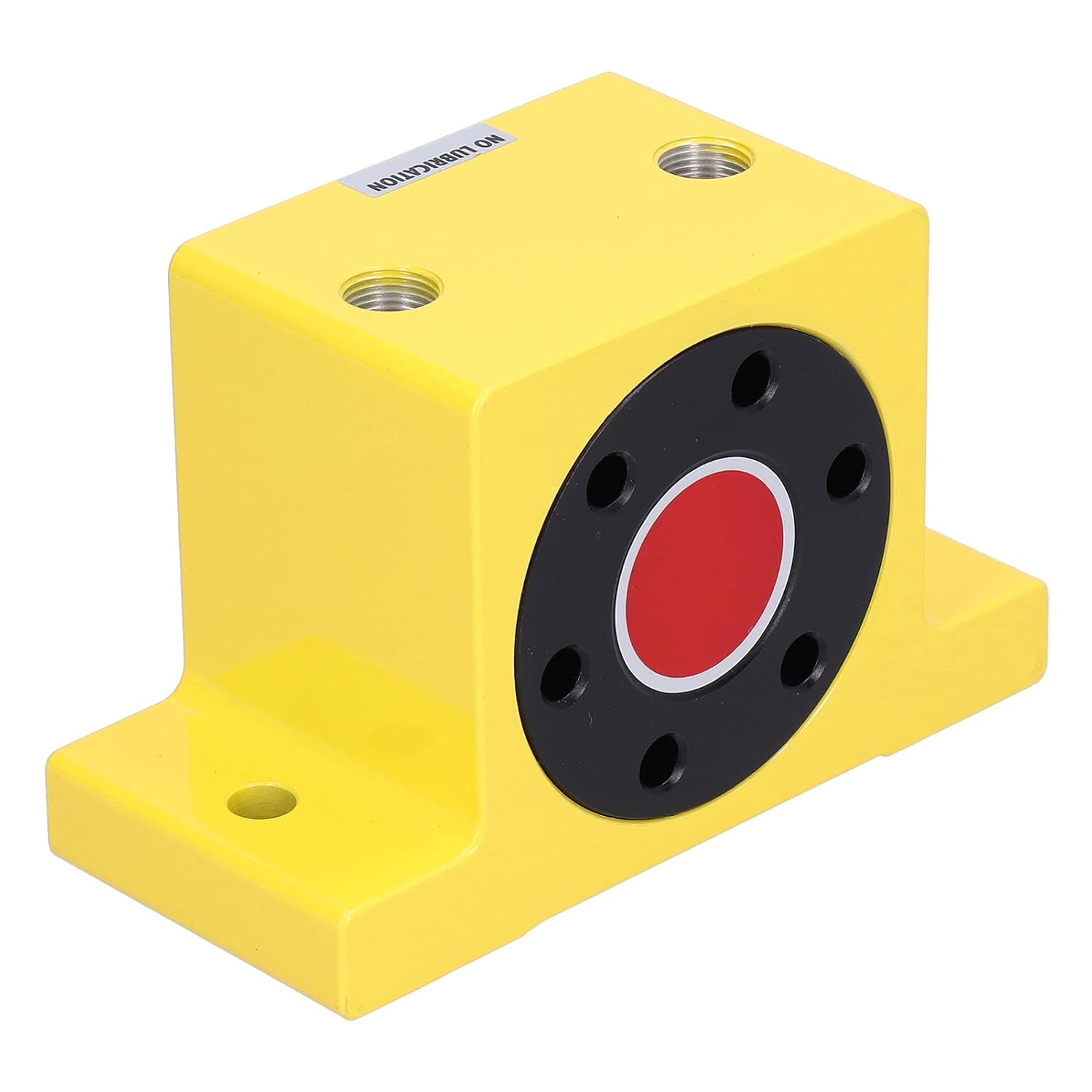Pneumatic Vibrator Air Turbine Oscillator Industrial Conveyor Accessories 3/8in Thread Aluminum Alloy Lightweight Durable for Vibrating Table Filter Screen Silo Emptying (GT32)