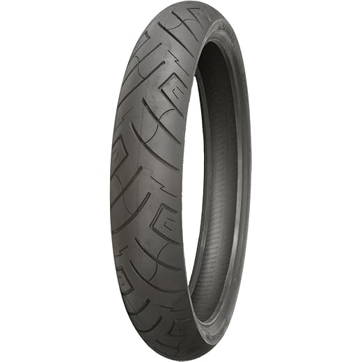 Shinko SR777 HD Black Wall Bias Front Tire - 120/70-21 68V