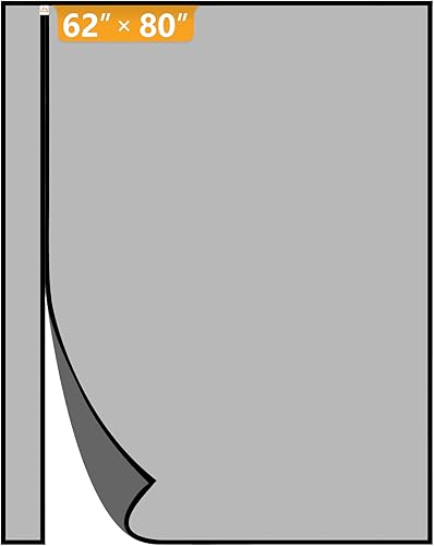 Miniatura 29 de Yotache - Puerta mosquitera magnética reversible de apertura lateral para puertas de 28 x 78, vista sin obstáculos, malla de poliéster mejorada