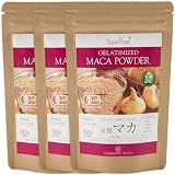 有機JASオーガニック マカ マカパウダー 150g 3袋 アンデス産 糊化パウダー水に溶けやすい糊化パウダー 粉末