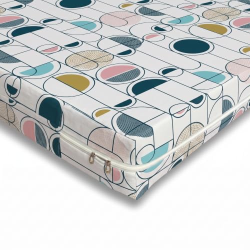 Image of WELLFIT Premium Glace Cotton 300 TC Mattress Cover /Protector for Single Size Bed with Zip /Chain /3x6 ft / 36x72x6 inch