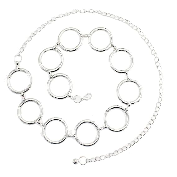 SYGA Pearl Waist Chain Belt Adjustable Decorative Belt Hollowed Tassel Waist Belts - Free Size