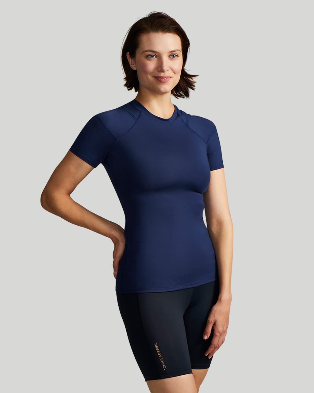 Tommie Copper Damen Schulterzentriertes Stützshirt Kurze Ärmel (1er Pack)