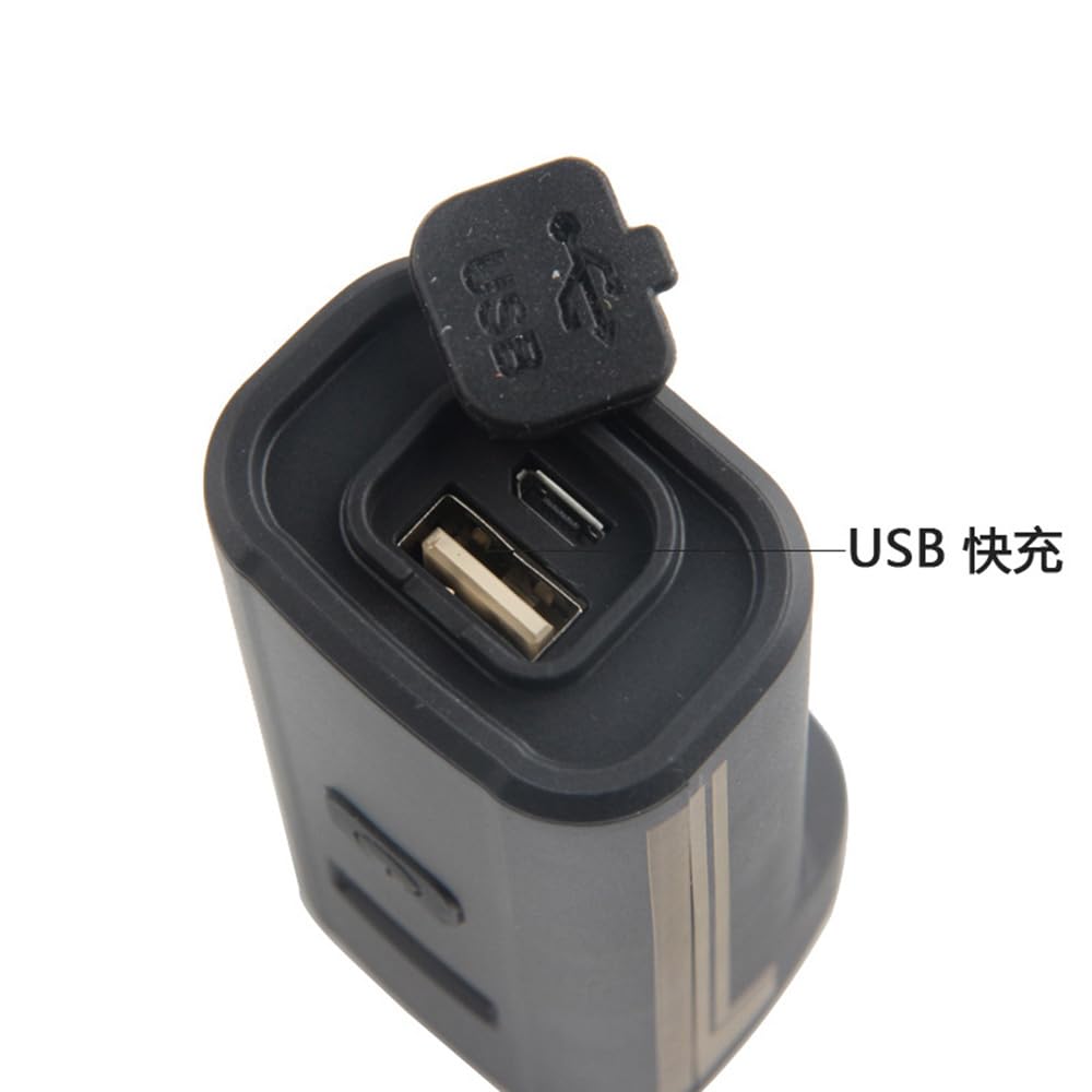 Outdoor Cycling Bicicletta Luci Battery Level Display Bicicletta Fari LED Night Riding Lighting Torcia elettrica