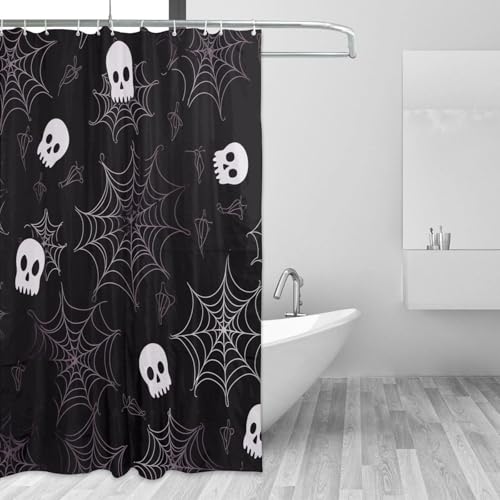 Rideau de douche gothique imperméable contre les éclaboussures Halloween - 4