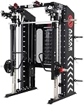 Altas Strength 3136 Dual Ratio Home Gym Smith Machine with Lever Arms | Switch between 2:1 and 1:1 training, with pull-up, leg press, cable work, and compact full-body versatility.